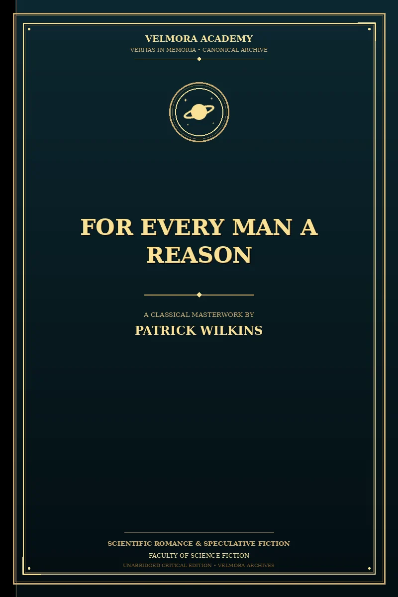Cover of For Every Man A Reason