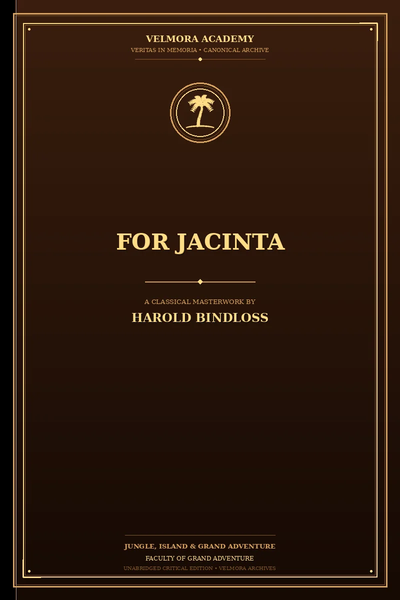 Cover of For Jacinta