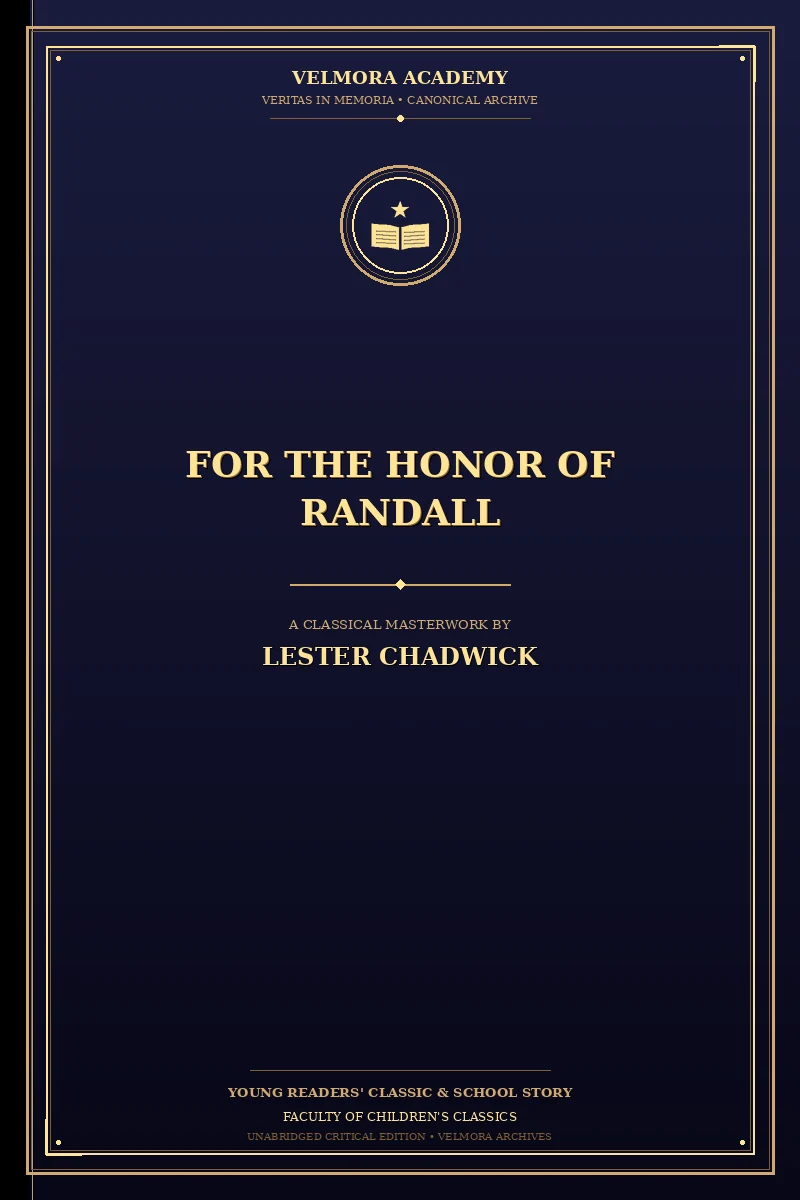 Cover of For the Honor of Randall