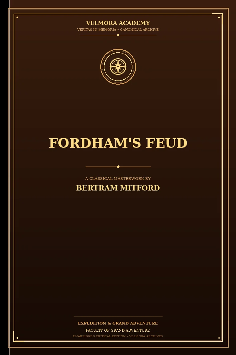 Cover of Fordham's Feud