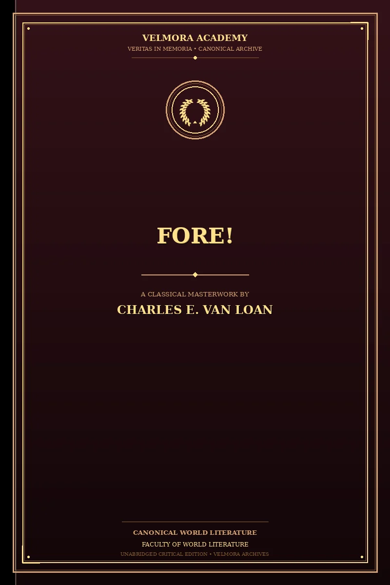 Cover of Fore!