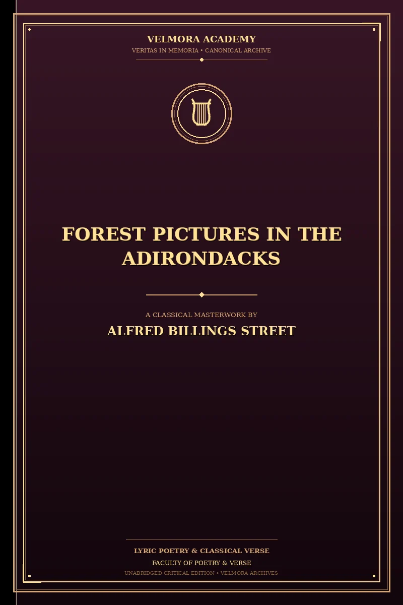 Cover of Forest Pictures in the Adirondacks