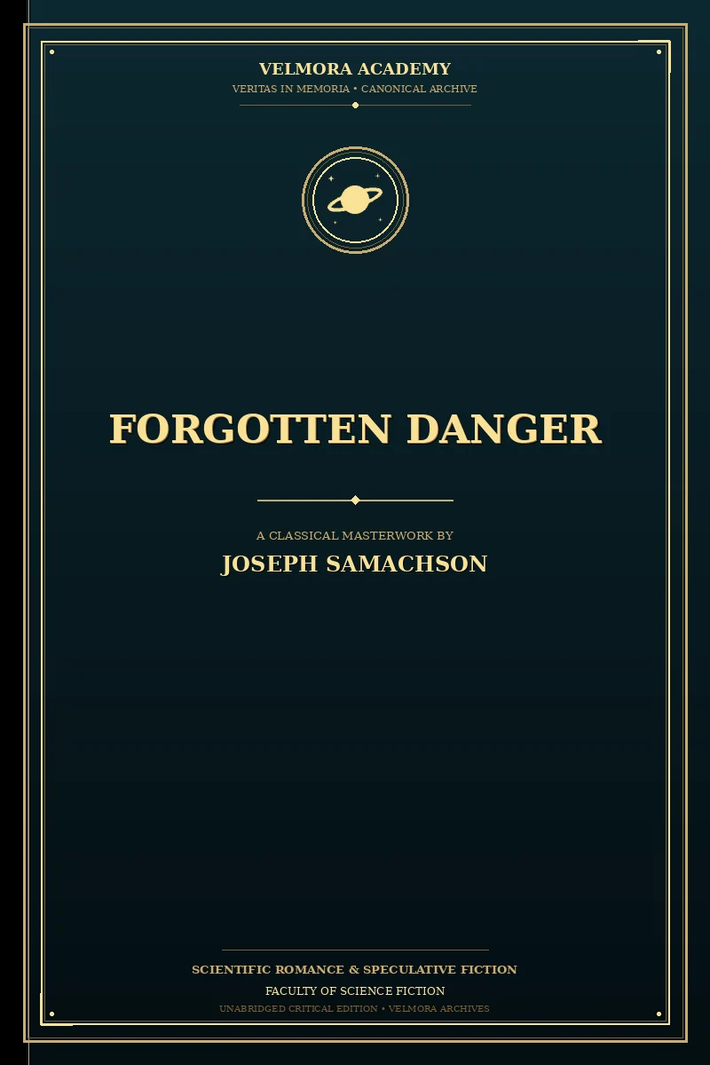 Cover of Forgotten danger