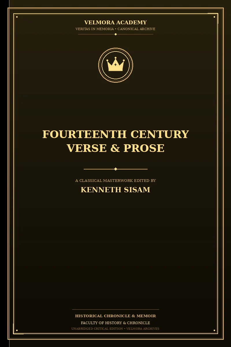Cover of Fourteenth Century Verse & Prose
