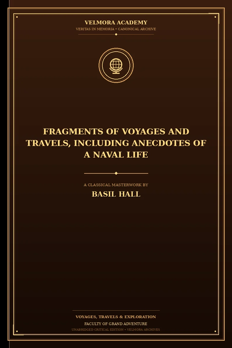 Cover of Fragments of voyages and travels, including anecdotes of a naval life