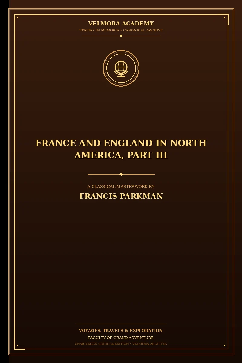 France and England in North America, Part III