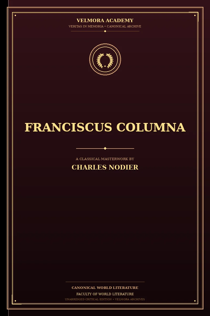 Cover of Franciscus Columna