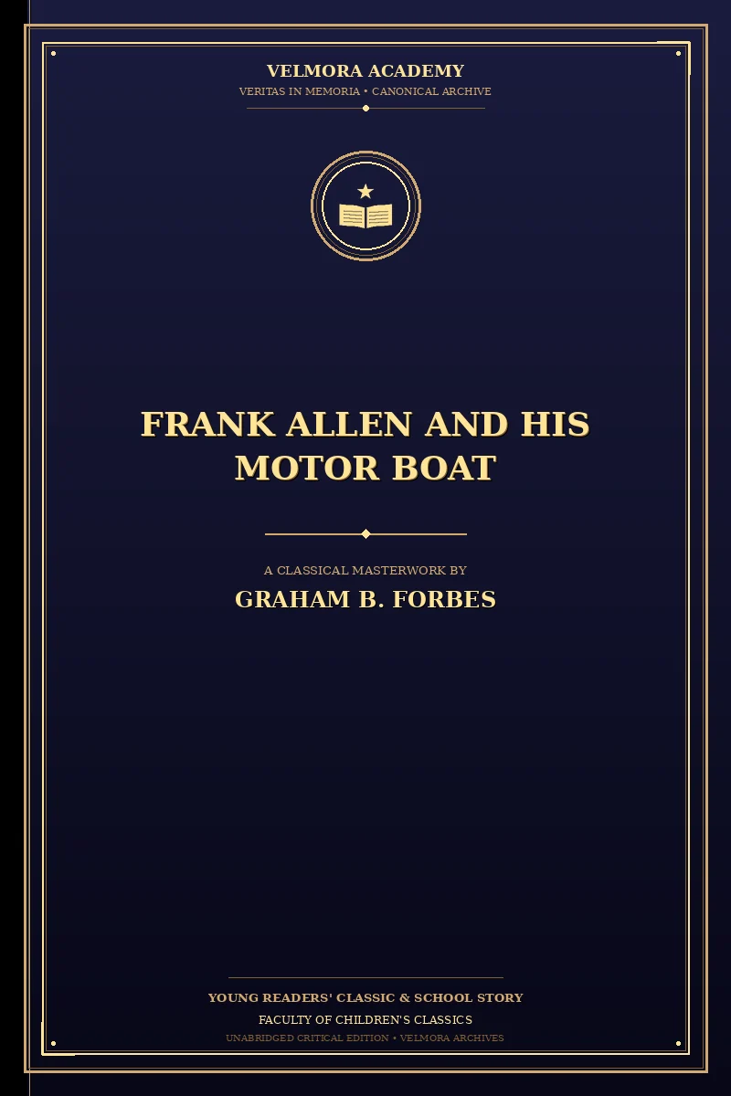Frank Allen and his motor boat