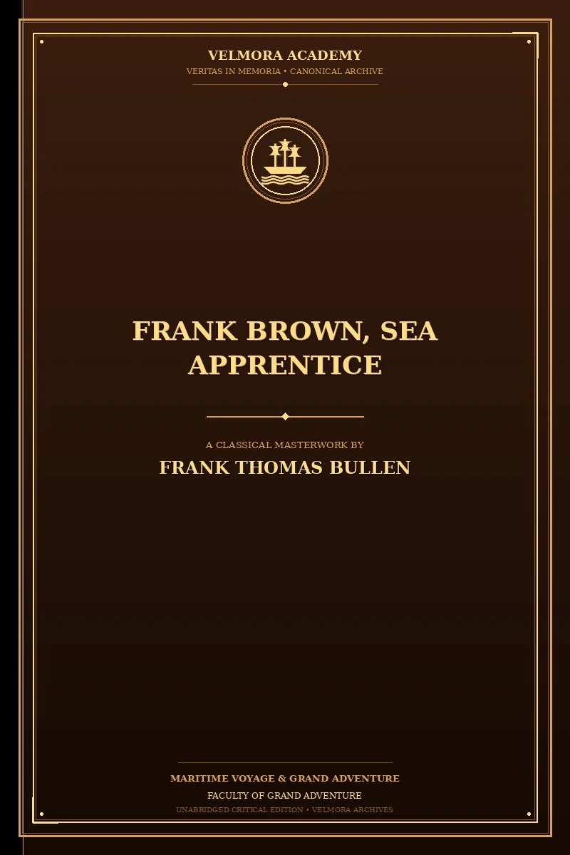 Frank Brown, Sea Apprentice
