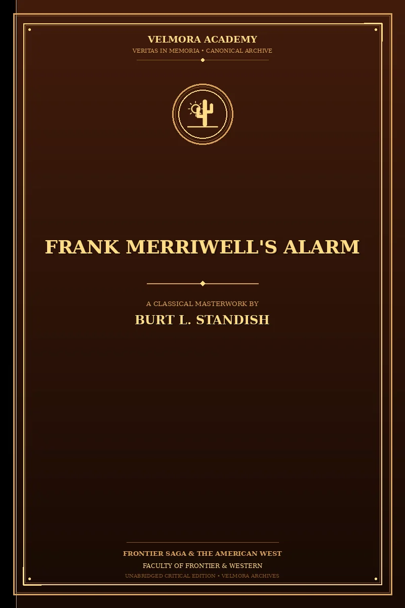 Cover of Frank Merriwell's Alarm