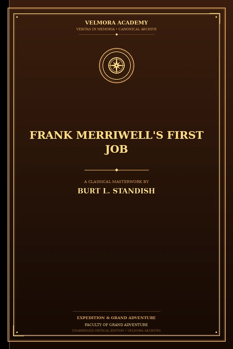 Frank Merriwell's First Job