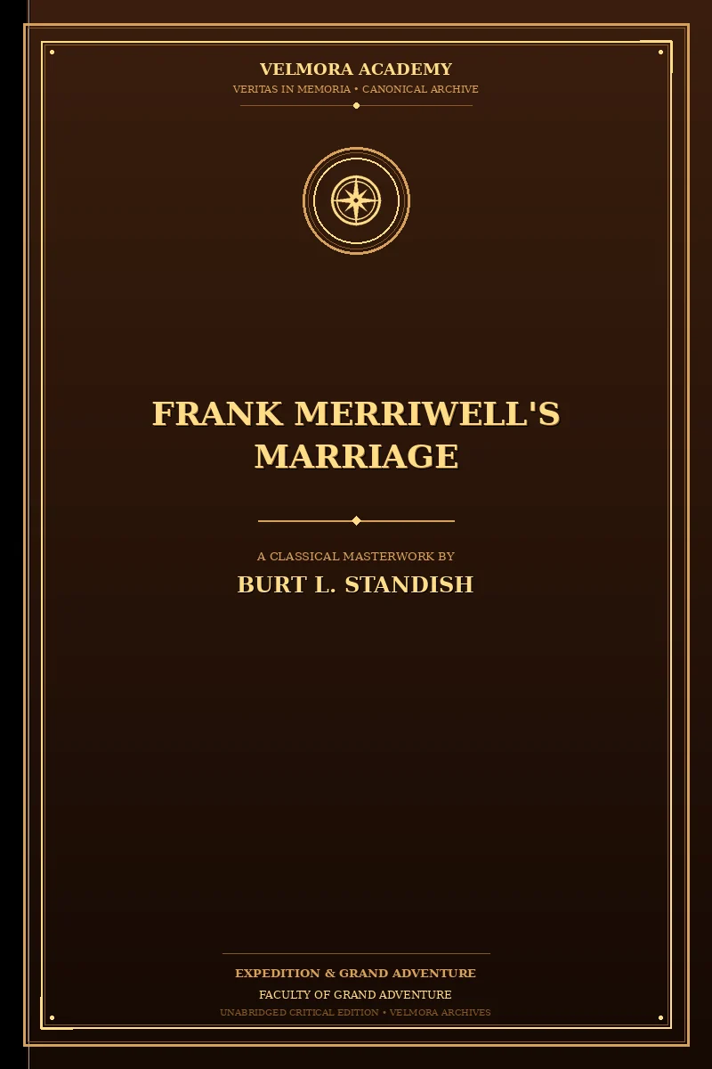 Cover of Frank Merriwell's Marriage