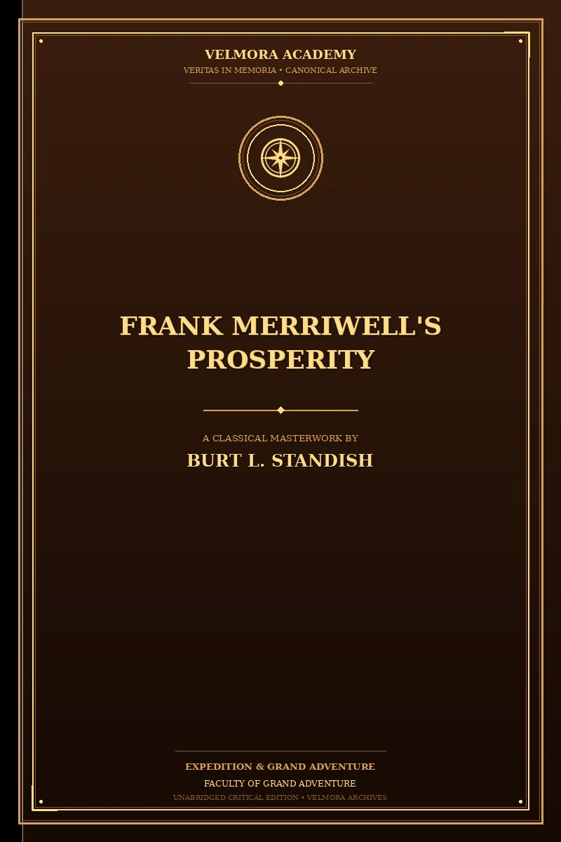 Cover of Frank Merriwell's Prosperity