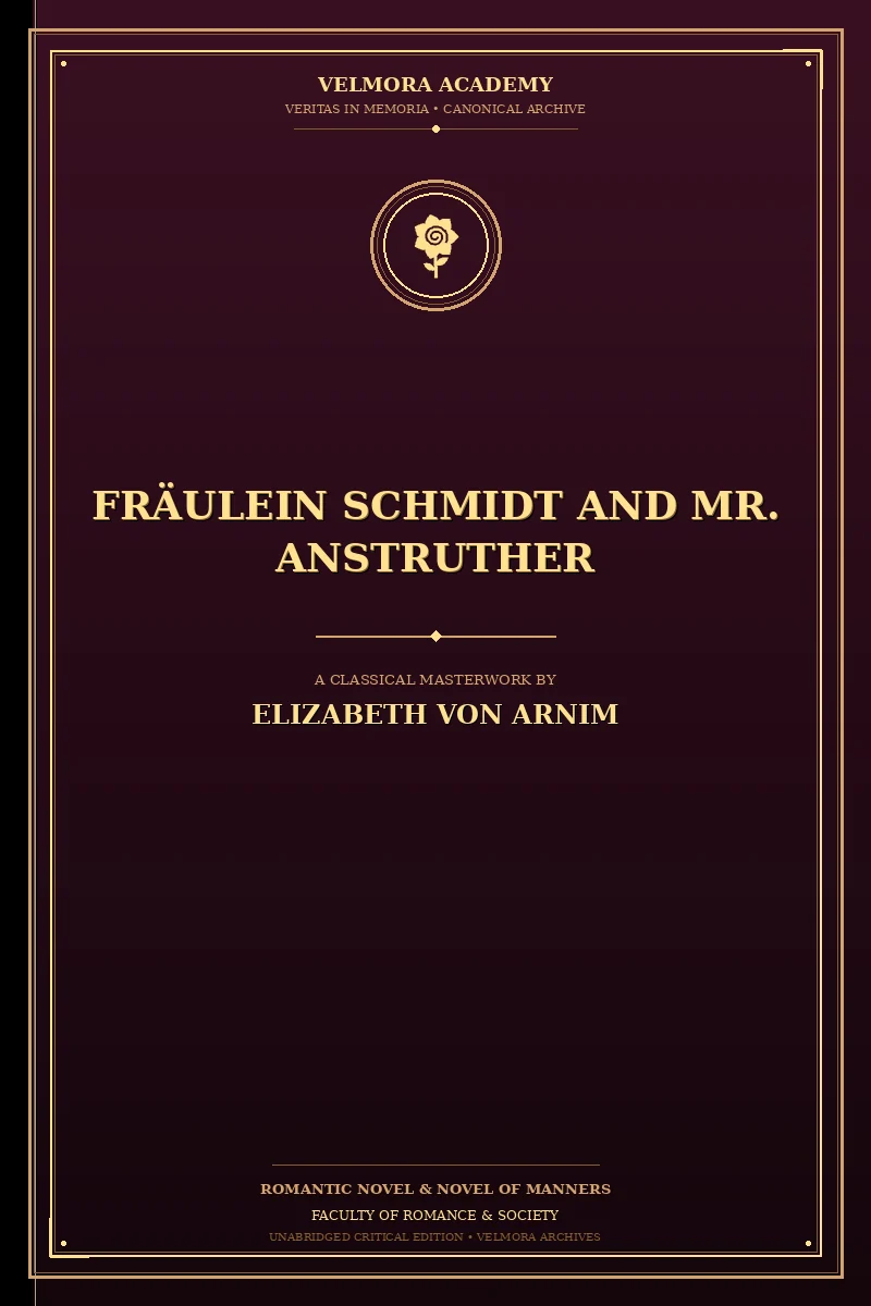 Cover of Fräulein Schmidt and Mr. Anstruther