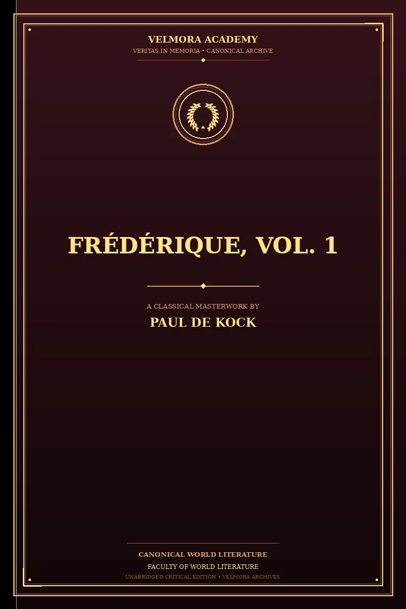 Cover of Frédérique, Vol. 1