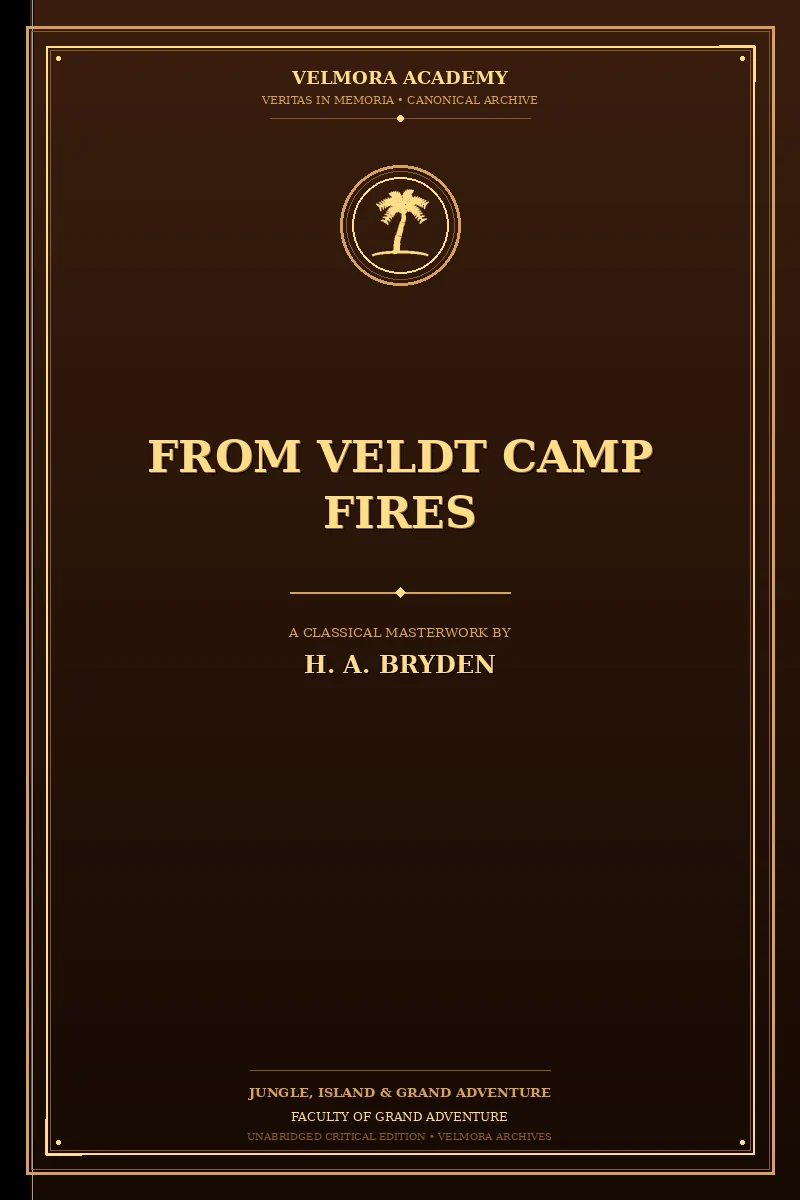 Cover of From Veldt Camp Fires