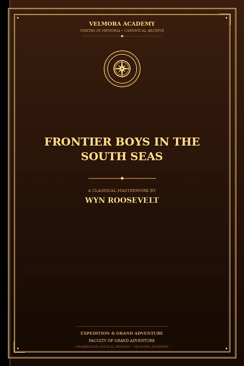 Cover of Frontier Boys in the South Seas
