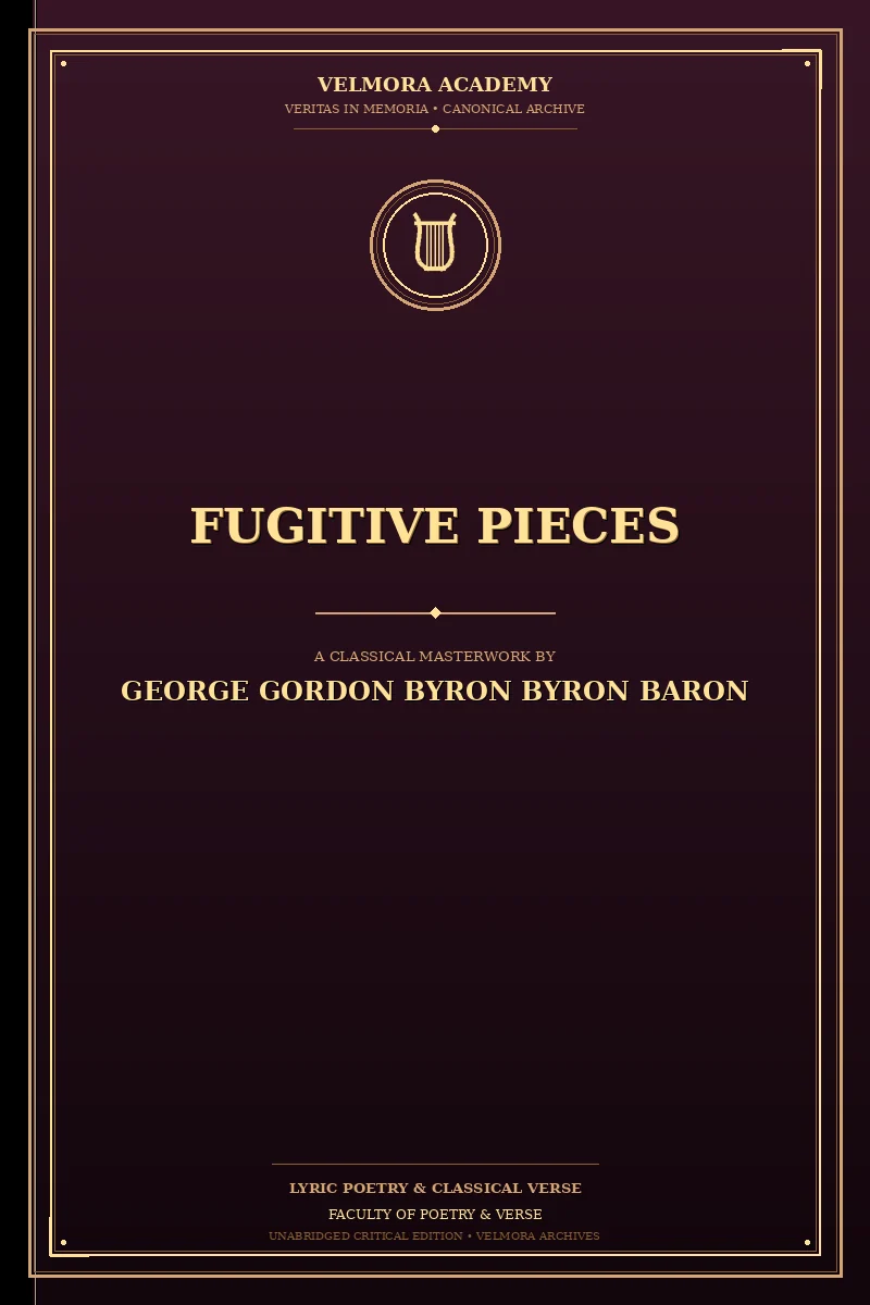 Cover of Fugitive Pieces
