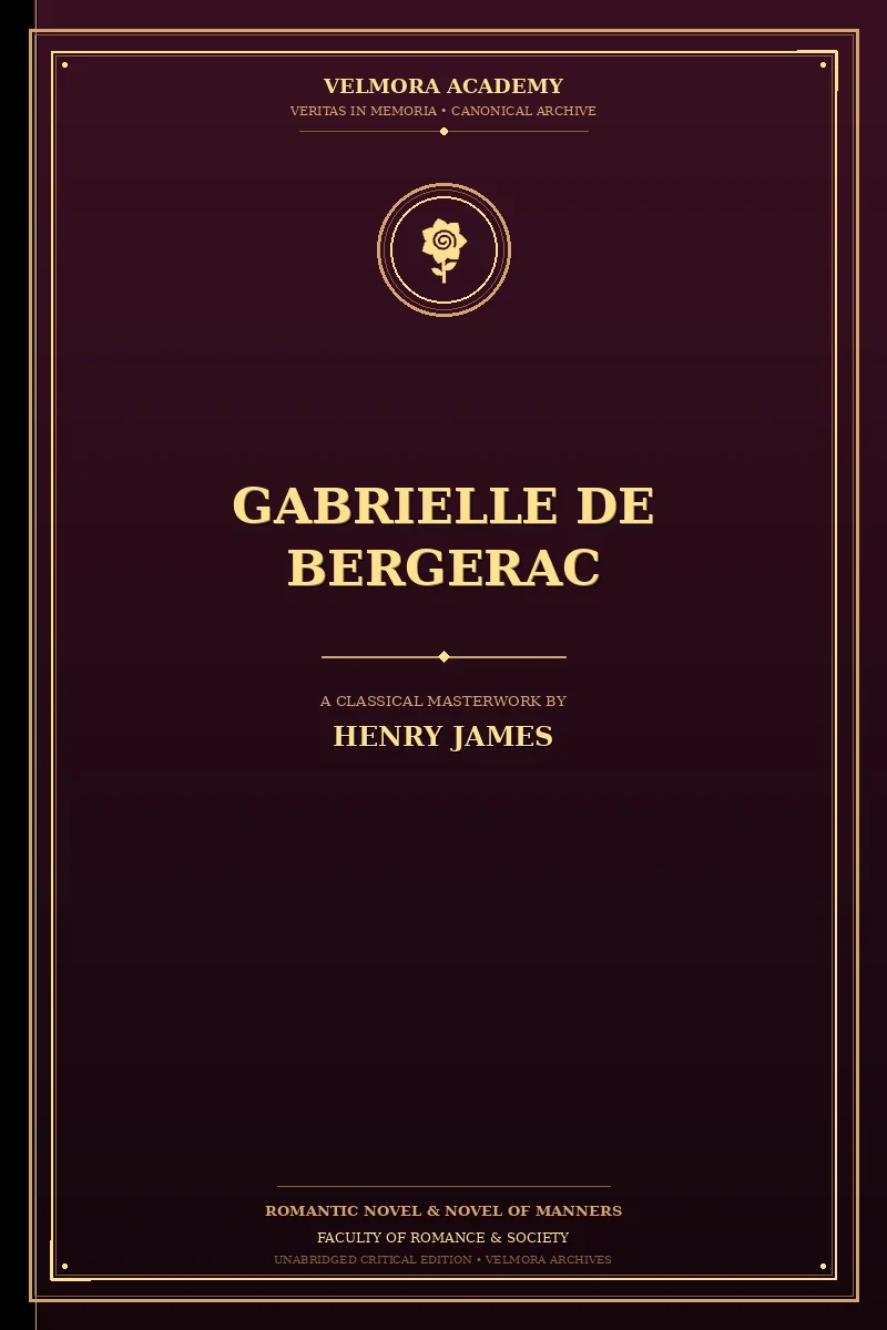 Cover of Gabrielle de Bergerac