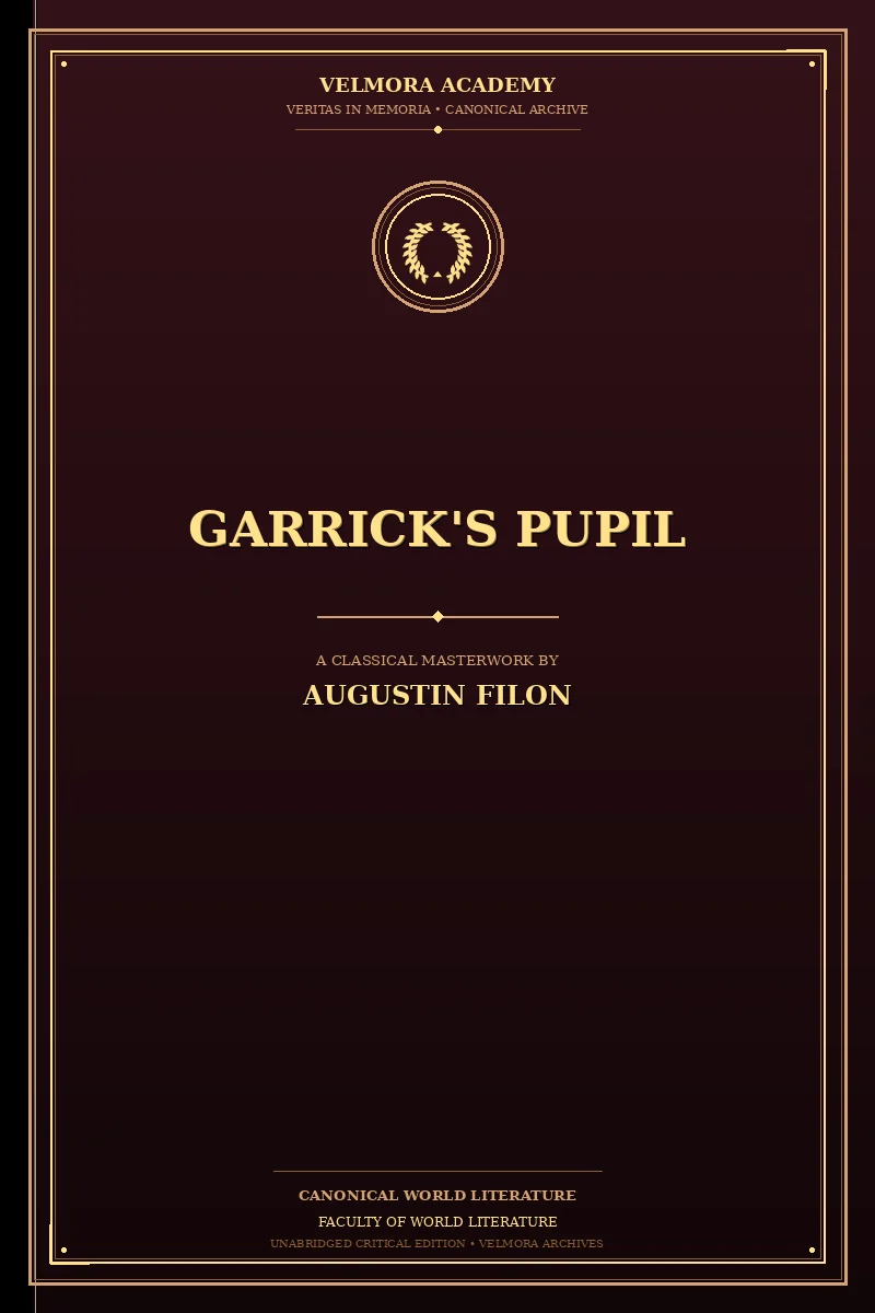 Garrick's Pupil
