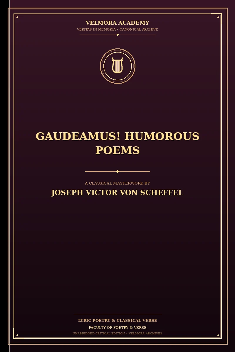 Cover of Gaudeamus! Humorous Poems