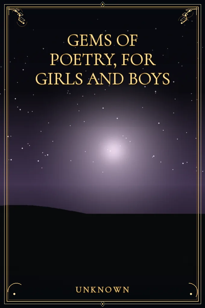Cover of Gems of Poetry, for Girls and Boys