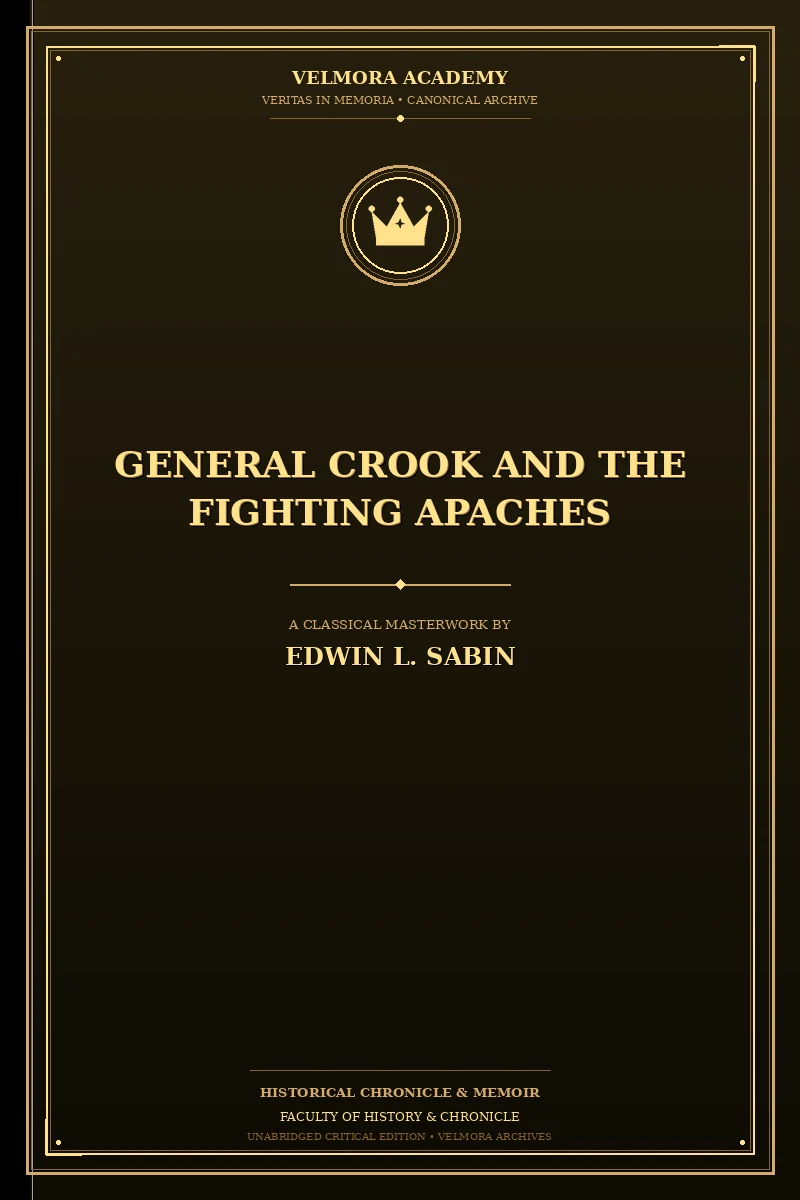 Cover of General Crook and the Fighting Apaches Treating Also of the Part Borne