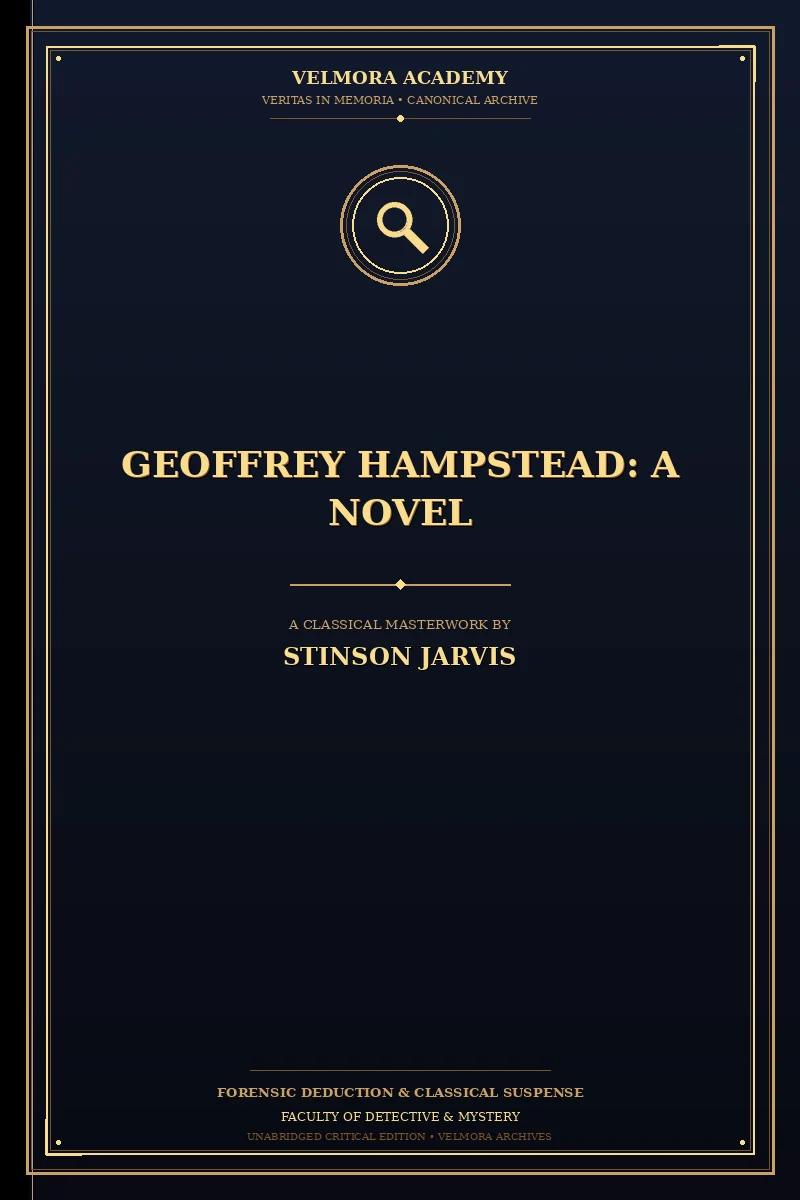 Geoffrey Hampstead: A Novel