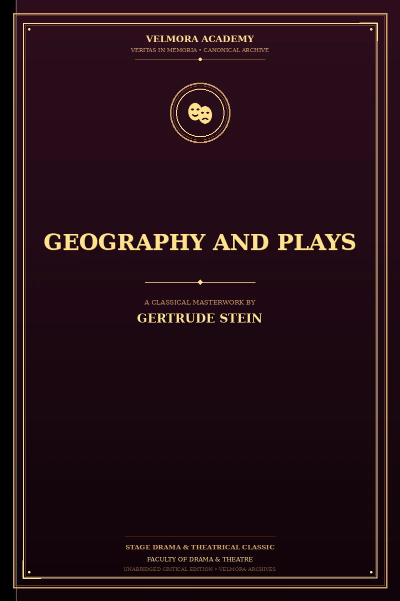 Geography and Plays
