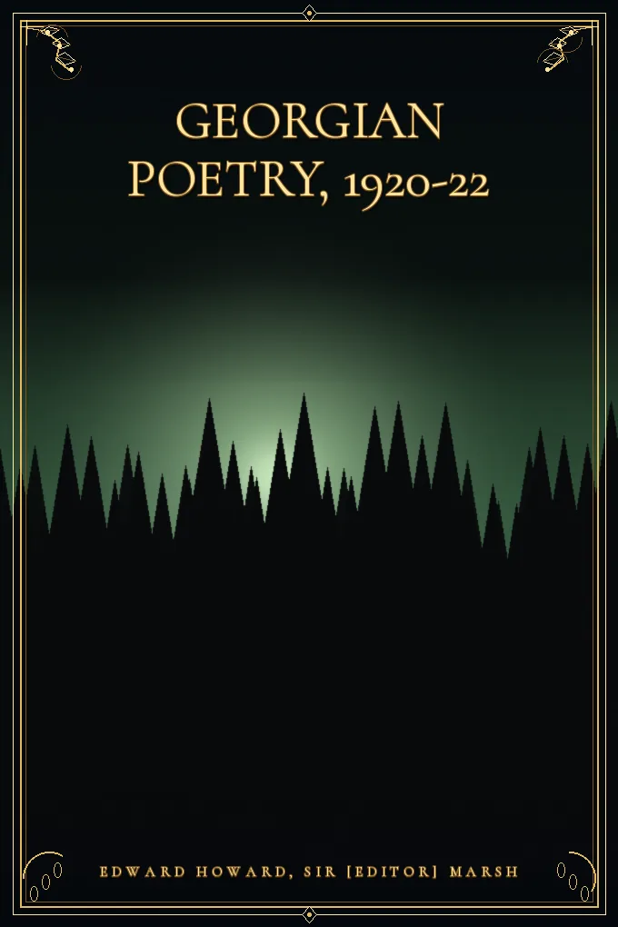 Cover of Georgian poetry, 1920-22
