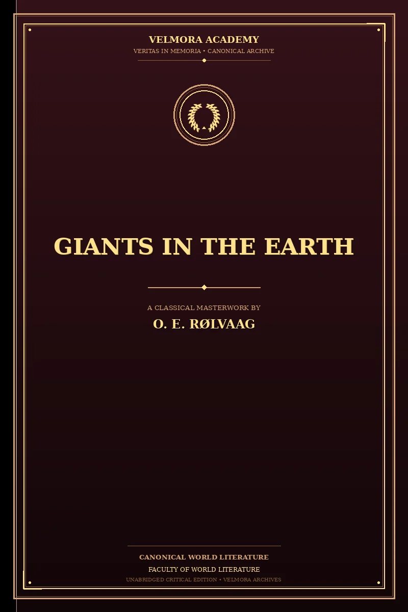 Giants in the earth