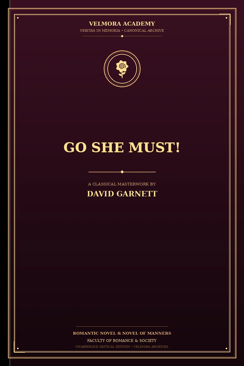 Go she must!