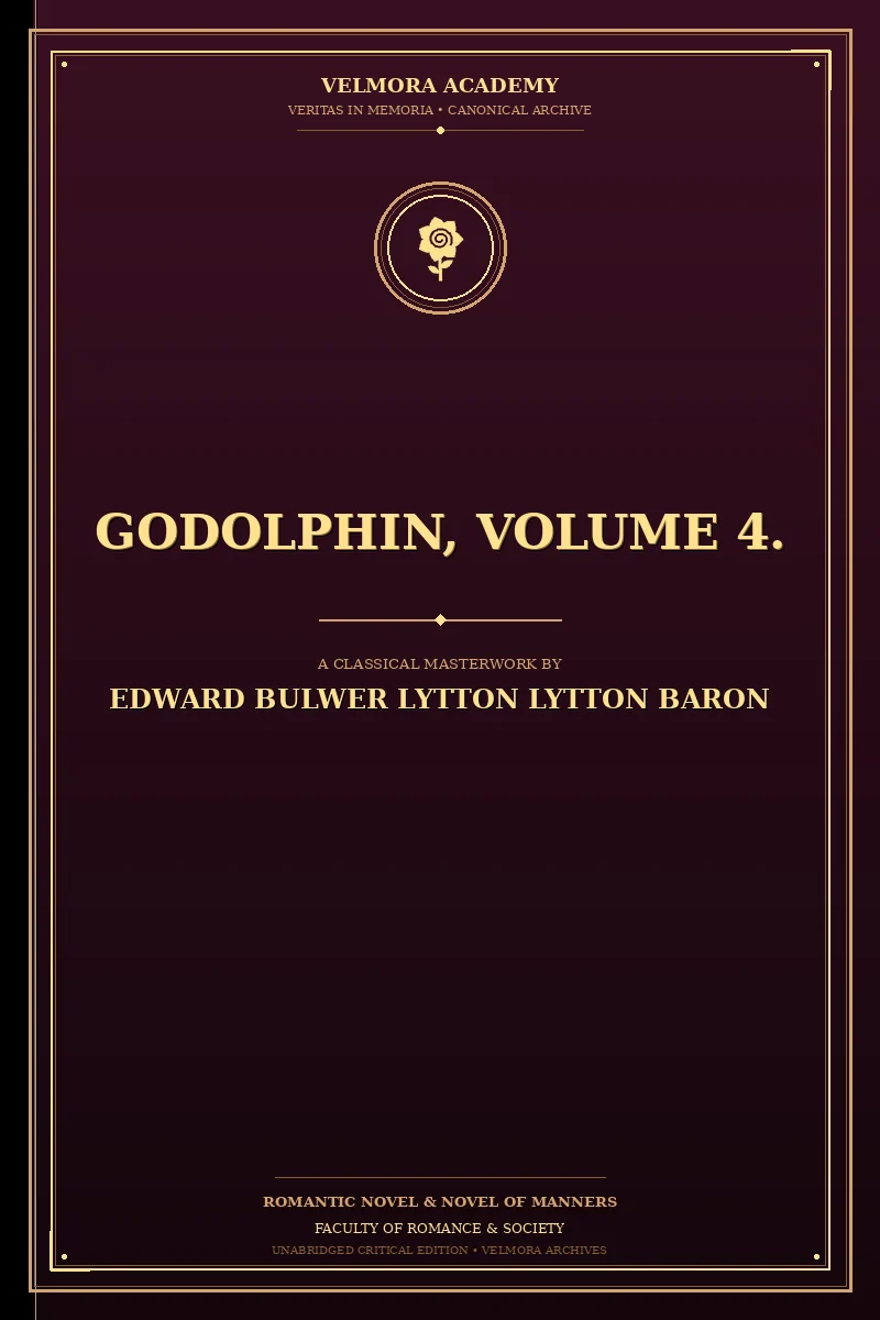 Cover of Godolphin, Volume 4.