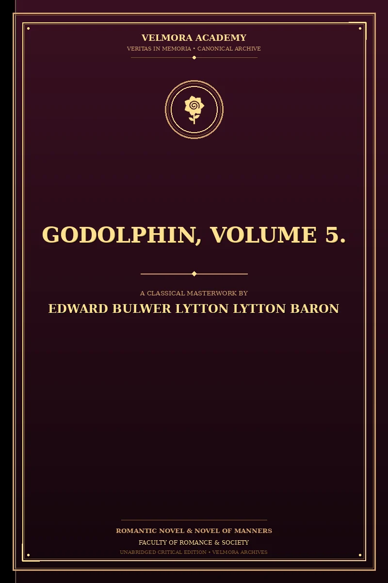Cover of Godolphin, Volume 5.