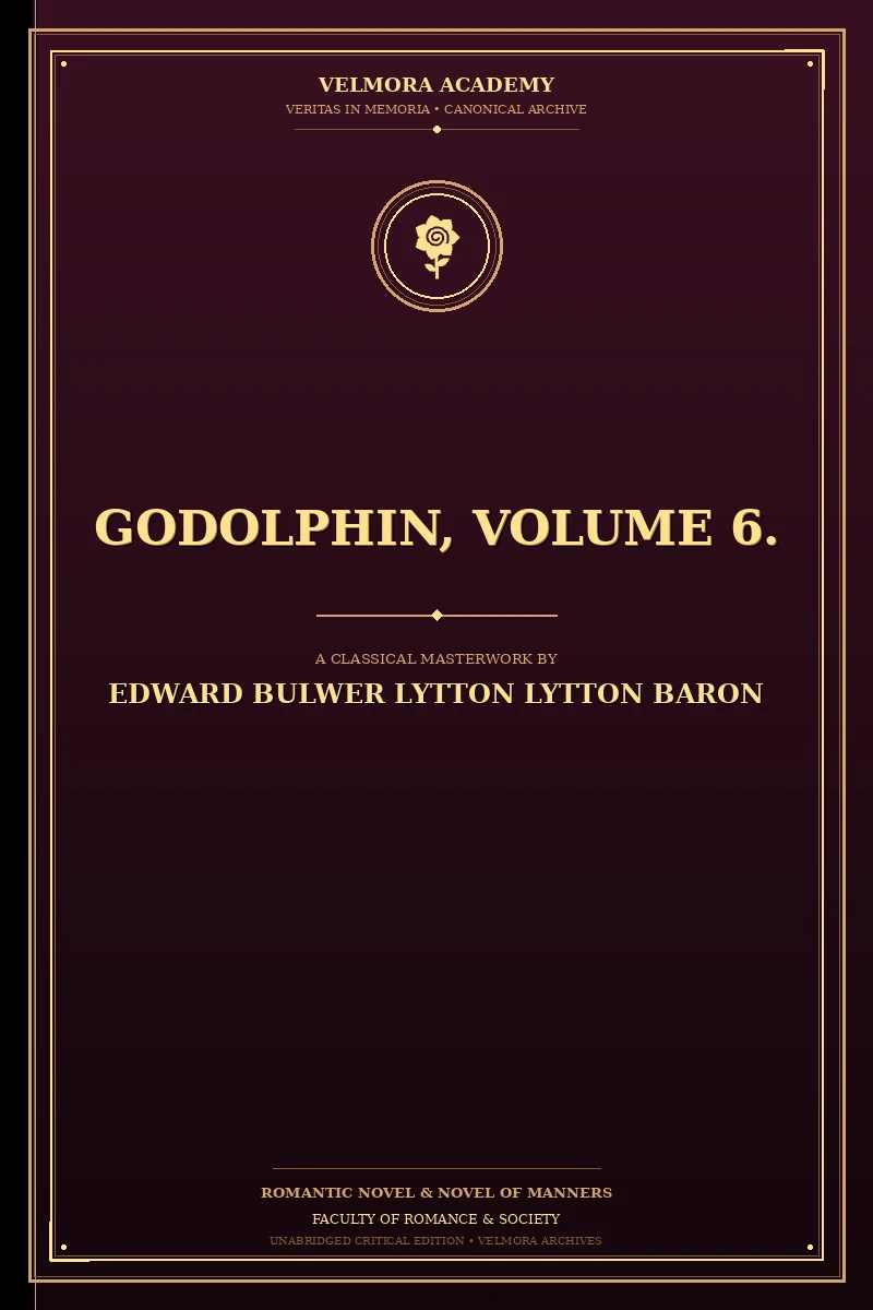 Cover of Godolphin, Volume 6.