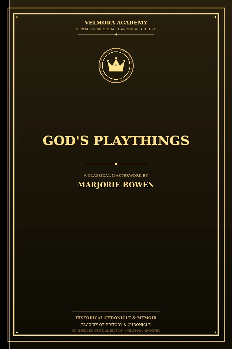 Cover of God's Playthings