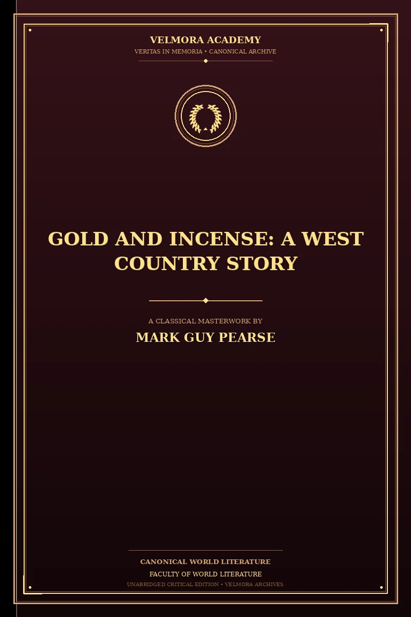 Cover of Gold and Incense: A West Country Story