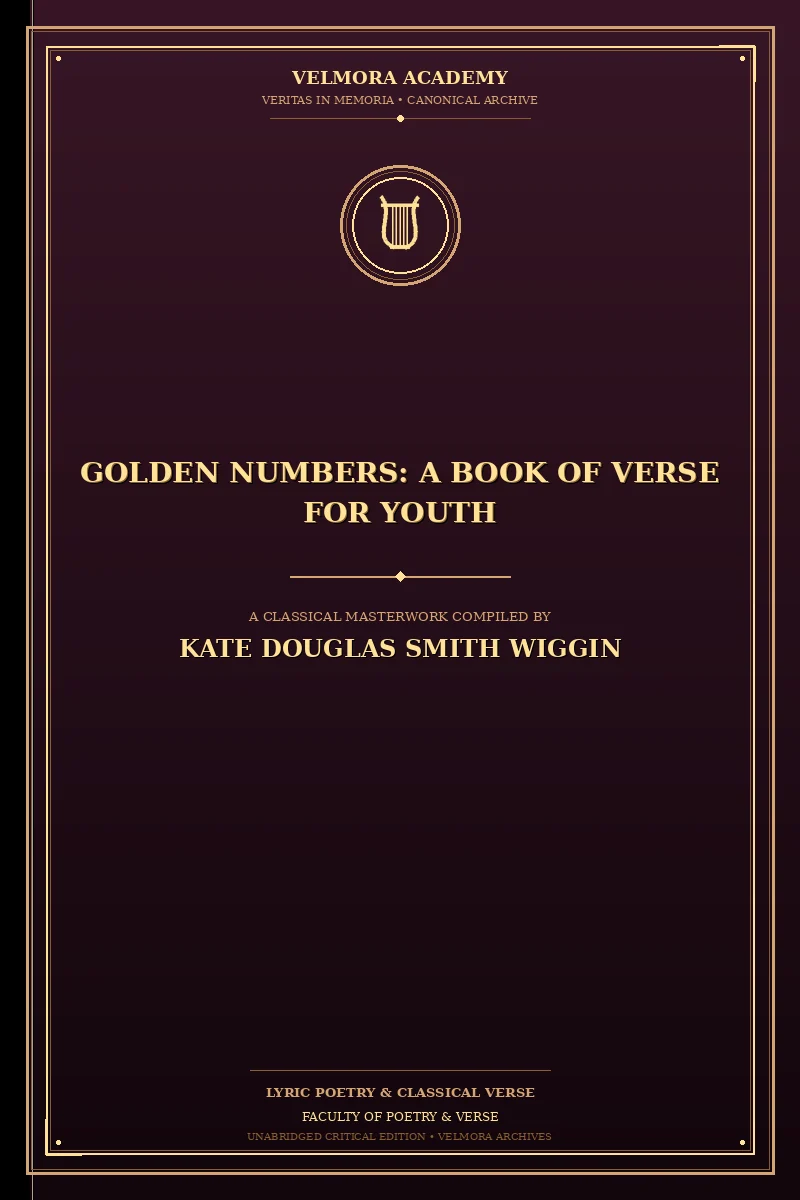 Golden Numbers: A Book of Verse for Youth