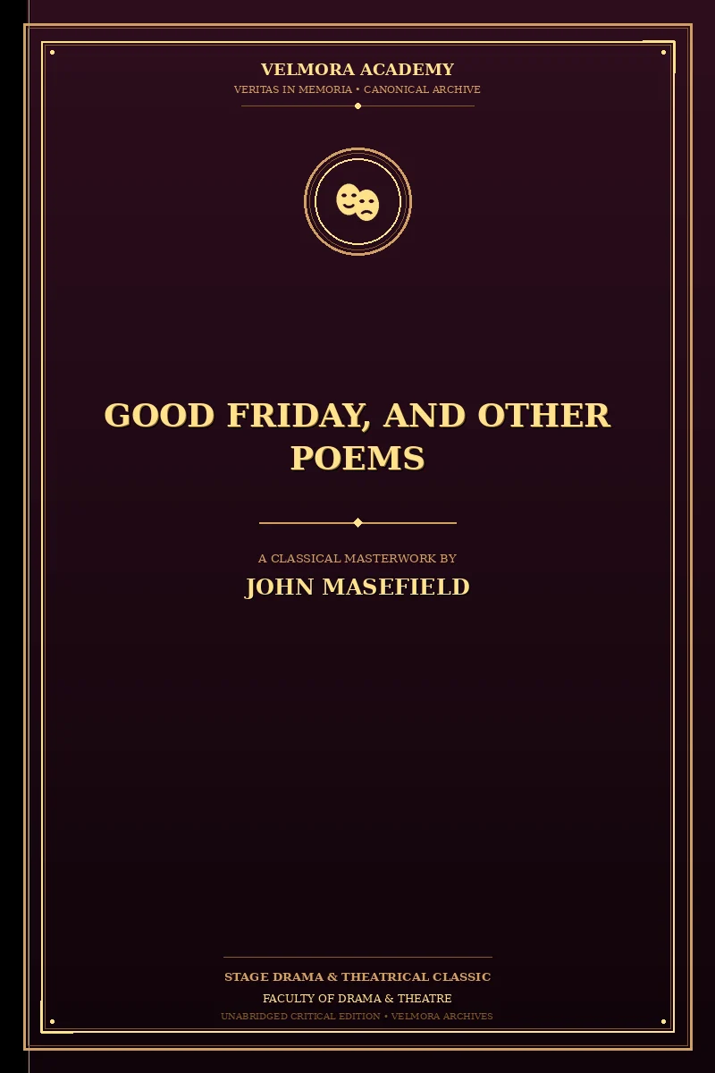 Cover of Good Friday, and other poems