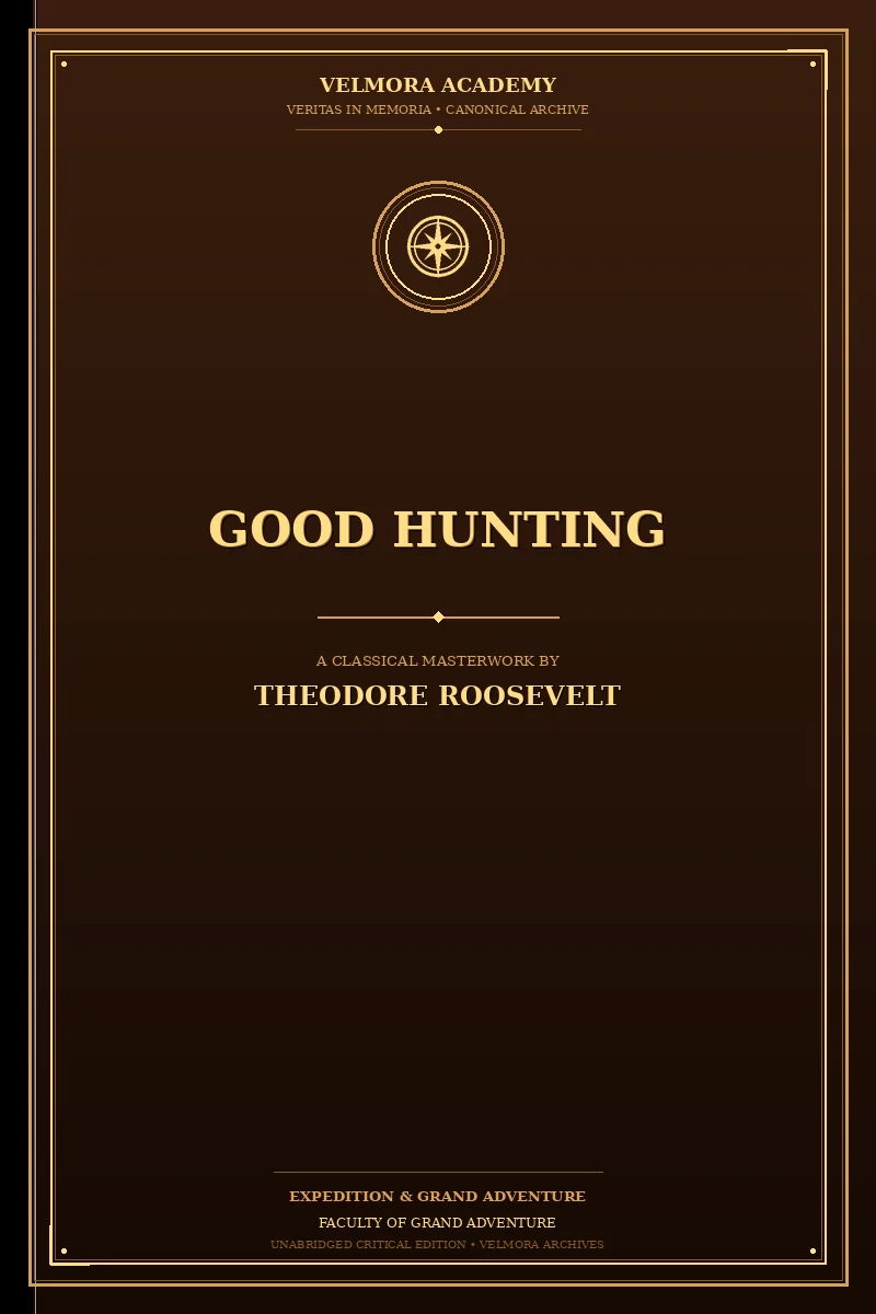 Cover of Good hunting