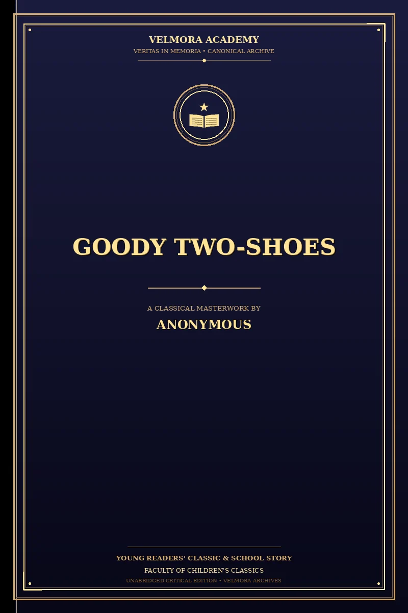 Cover of Goody Two-Shoes — A Facsimile Reproduction of the Edition
