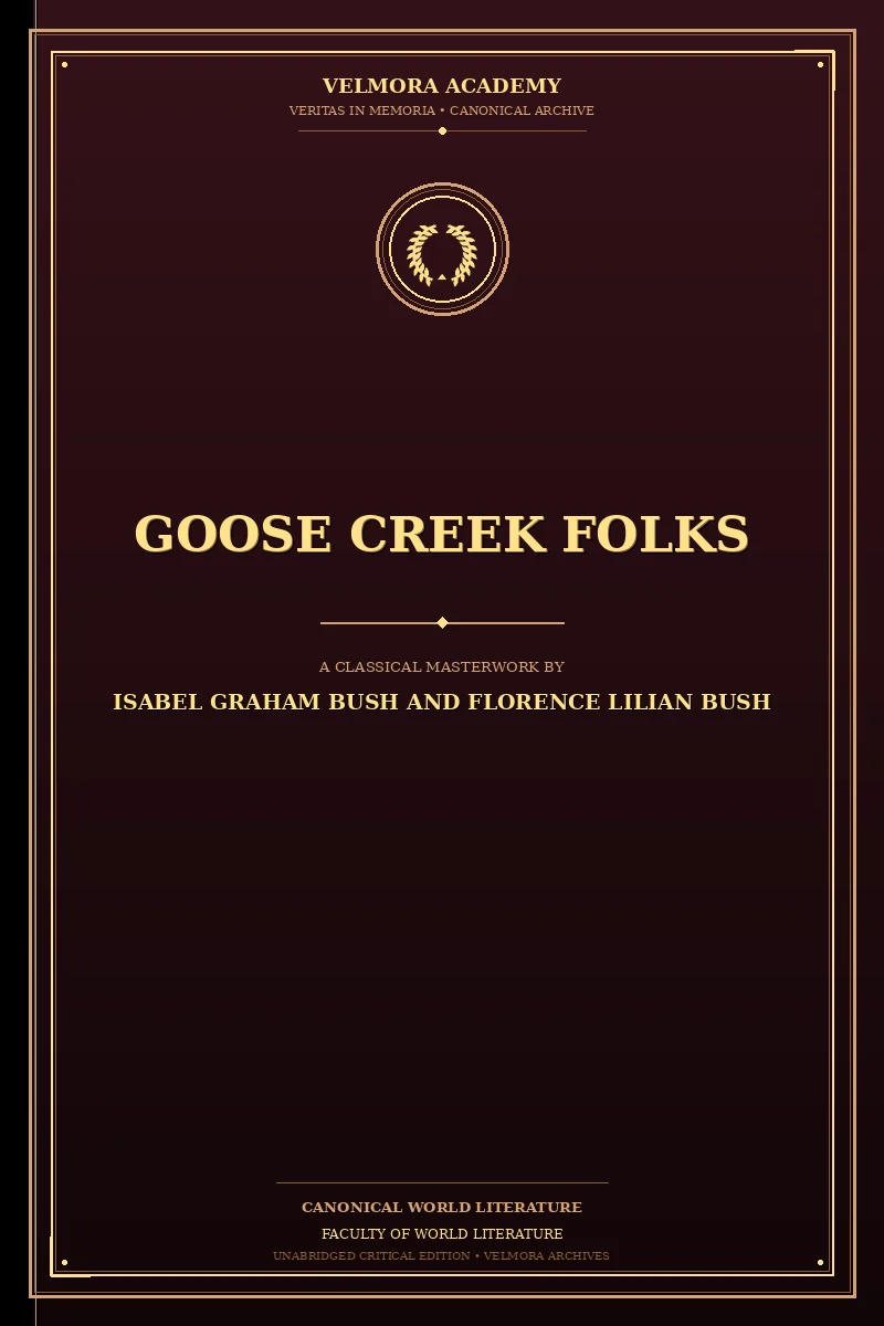 Cover of Goose Creek Folks