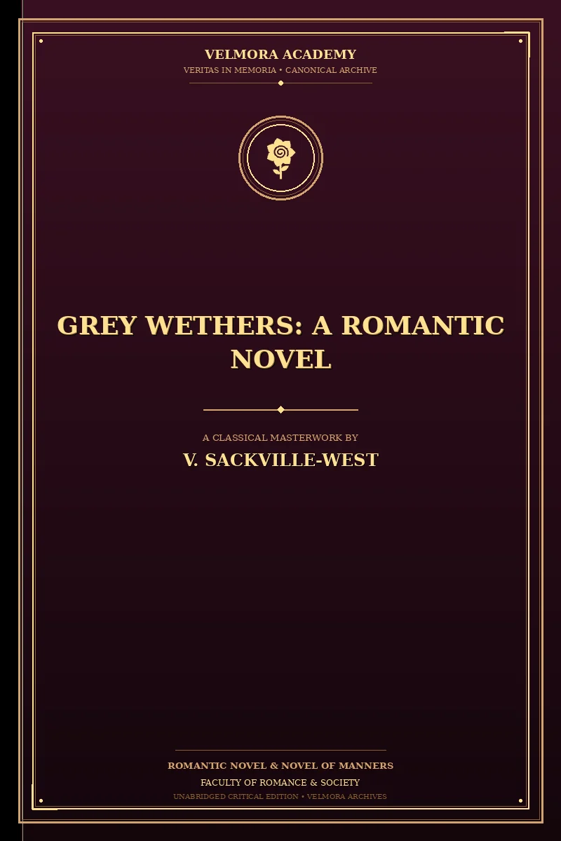 Cover of Grey Wethers: A Romantic Novel