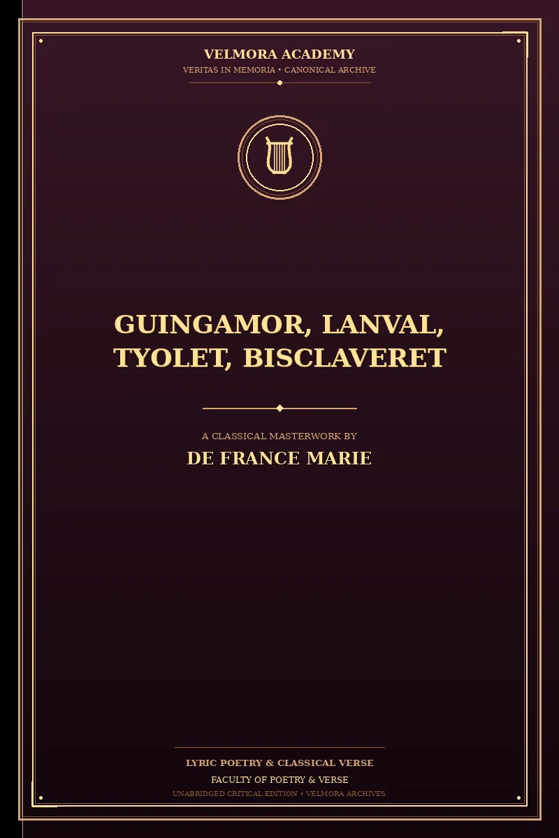 Guingamor, Lanval, Tyolet, Bisclaveret