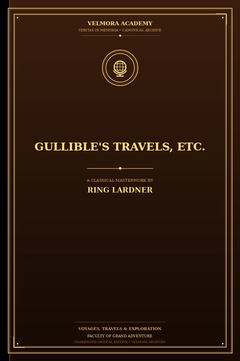 Cover of Gullible's Travels, Etc.