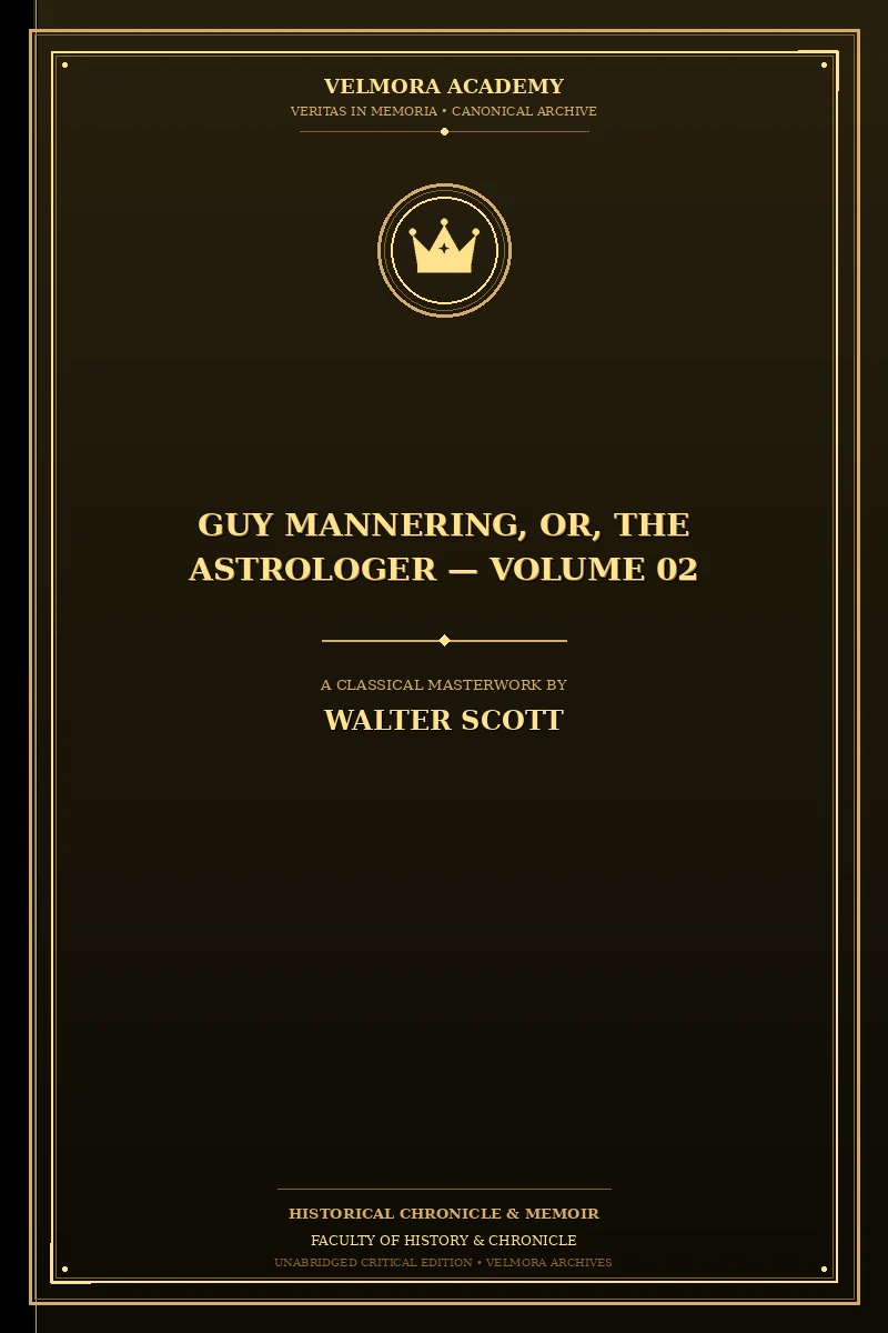Cover of Guy Mannering, Or, the Astrologer — Volume 02