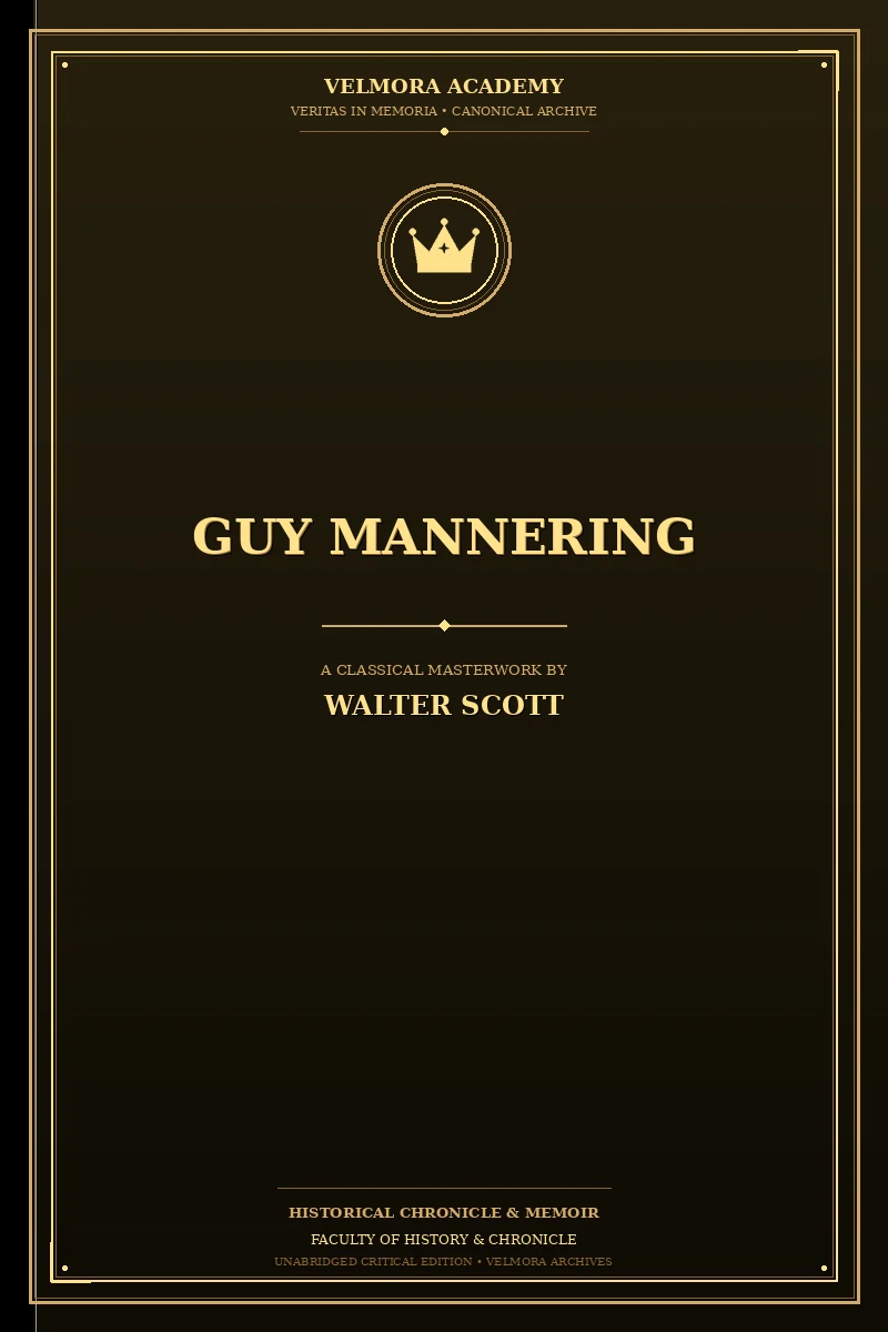 Cover of Guy Mannering