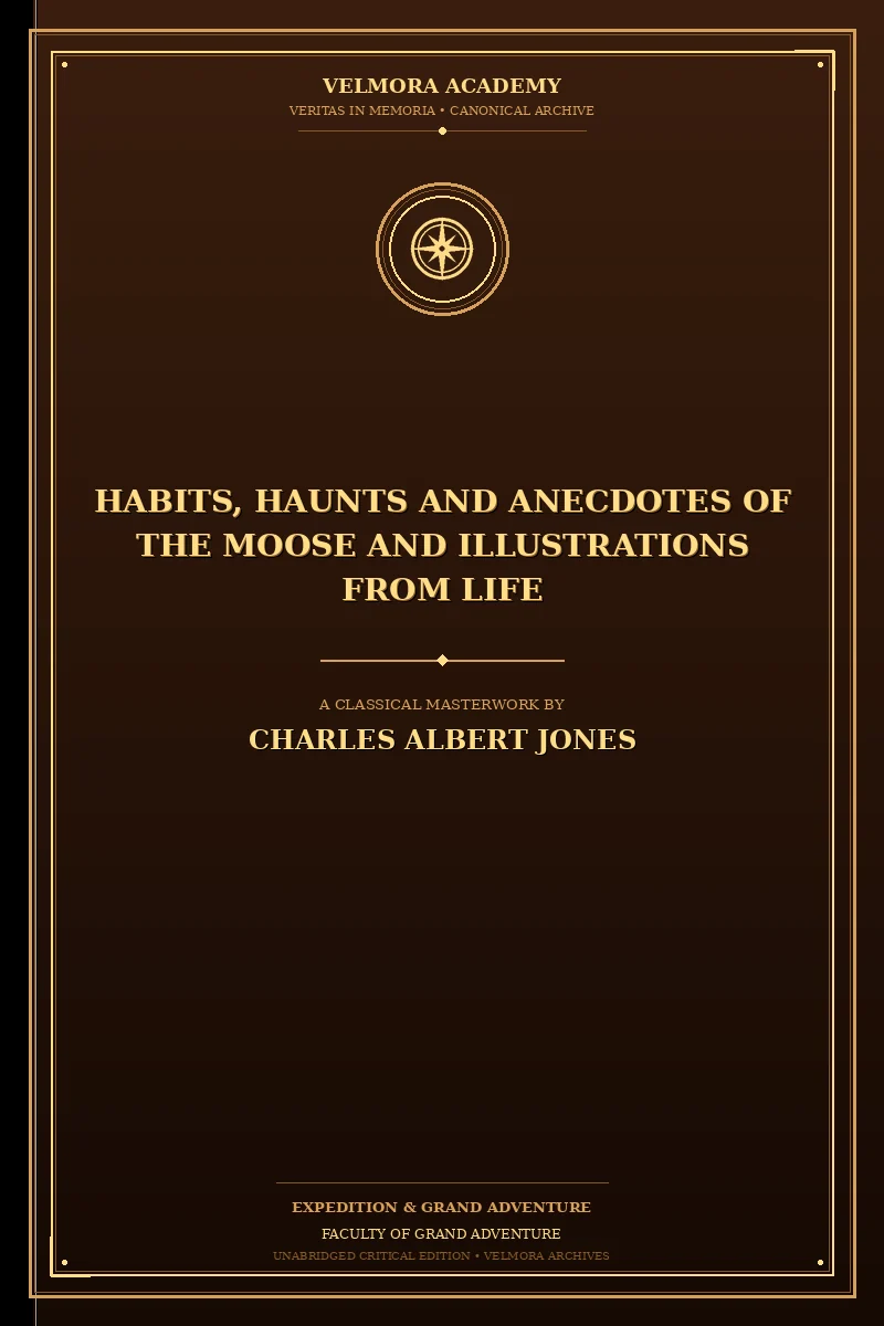 Habits, Haunts and Anecdotes of the Moose and Illustrations from Life