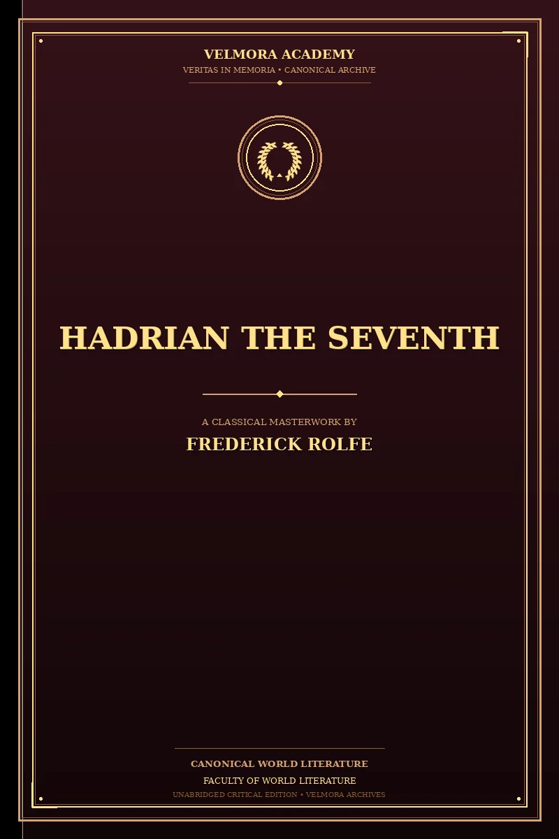 Cover of Hadrian the Seventh