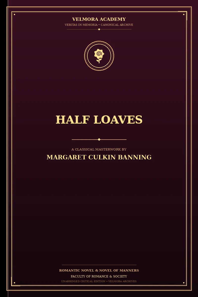 Cover of Half loaves